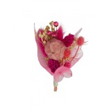 Cocarda floare piept, din Flori Naturale Uscate - Eleganta si Rafinament pentru Evenimentele