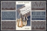 Spania 1989 - Dantele, Bloc de 6+3 viniete, MNH