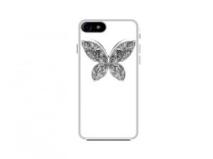 Husa Silicon iPhone X iPhone XS Clear Butterfly&nbsp;