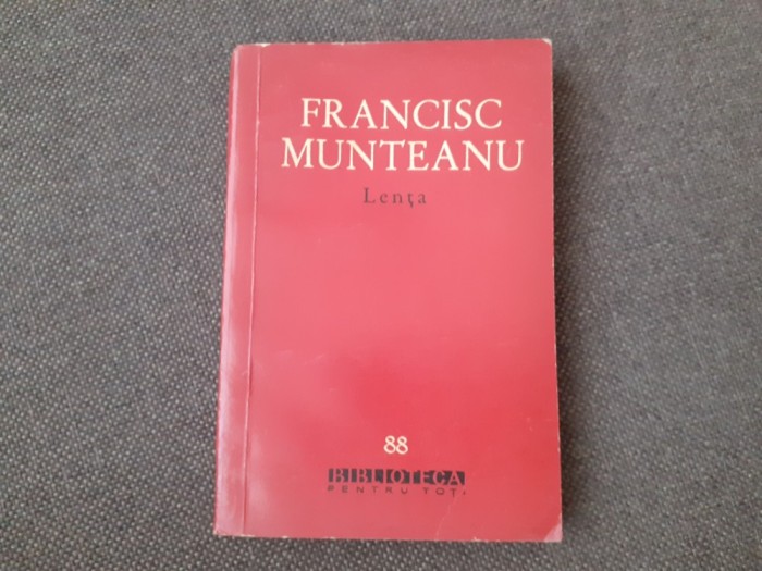 Lenta, vol. 88 Francisc Munteanu BPT