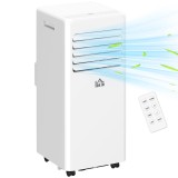 HOMCOM Climatizator Portabil 9000BTU: Răcire, Ventilator, Umiditate, Control Distanță - 20m&sup2; | Aosom Romania
