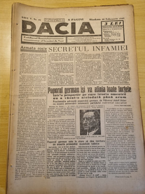 Dacia 27 februarie 1943-stiri al 2-lea razboi mondial,proclamatie adolf hitler foto