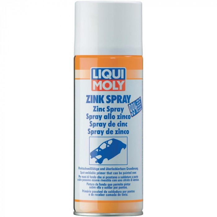 Spray zinc Liqui Moly, pentru protectie impotriva coroziunii, rezistenta temperatura 500 &deg;C Kft Auto