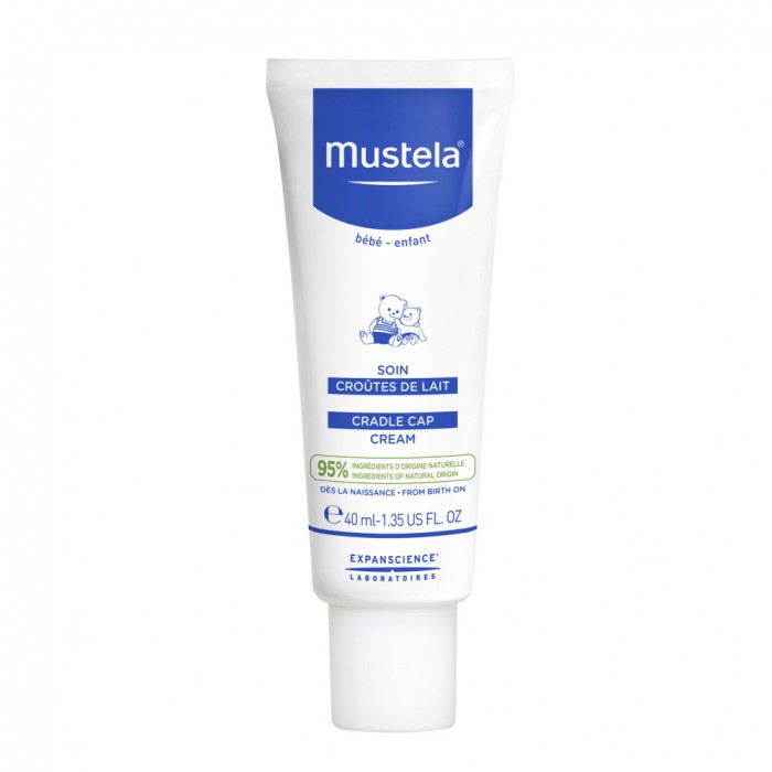 Crema pentru Copii, Mustela, Cradle Cap, impotriva Cojilor de Lapte, 40ml