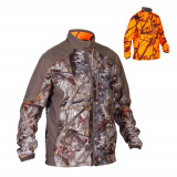 Jachetă Reversibilă 900 V&acirc;nătoare Camuflaj Fluo