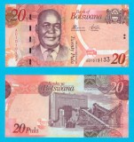 Botswana (p#31) 20 Pula 2012 UNC &#039;Motsete&#039; serie: AD1019133