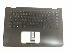 Carcasa superioara cu tastatura, Palmrest Lenovo Yoga 500-14 IBD iluminata layout TR foto