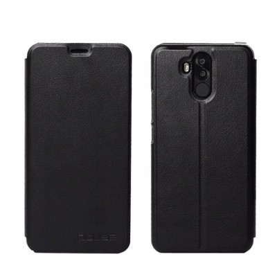 Husa Piele OEM Horizontal Flip pentru Oukitel K6, Neagra foto