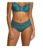 Chiloti de dama SANS COMPLEXE, dantela elastica, verde, 36 38 - OUTLET