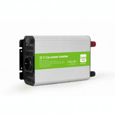 INVERTER GEMBIRD cu sinusoida simulata Inverter auto 1200W Schuko x 1 USB 5V / 2.1A baterie 10-16V &amp;amp;quot;EG-PWC1200-01&amp;amp;quot; (include TV 3 lei) foto