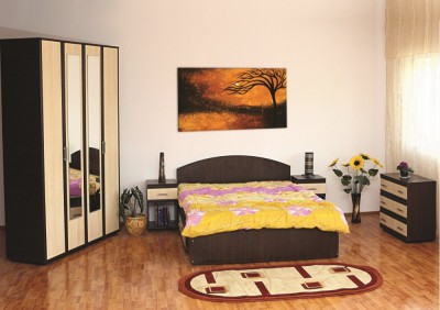 Dormitor Valy Wenge+Mesteacan foto