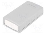 Carcasă GAINTA cu panou 50mm X 90mm Y 24mm Z ABS gri &icirc;nchis IP54