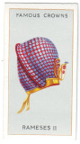 Coroane REGALE ( 13 ) celebre - EGIPT - Fraonul RAMESES II - 68/36 mm, Necirculata, Printata
