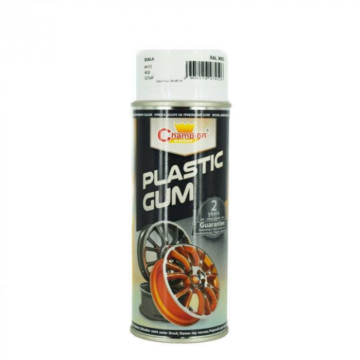 Spray vopsea cauciucata Plasti dip Alb Premium Champion