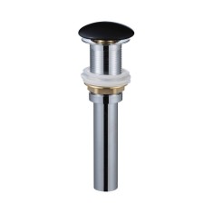 Scurgere Click-Click pentru lavoar standard, negru mat