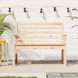 VidaXL Bancă de grădină, 109x48x91,5 cm, lemn masiv de pin