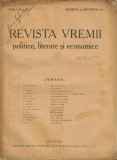 Z1053N Revista vremii politice, literare și economice, numărul 1, anul I, 1921