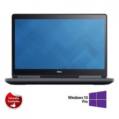 Laptop Dell Precision 7710 Intel Core i7-6920HQ 2.90 GHz up to 3.80GHz 16GB DDR4 256GB SSD nVidia Quadro M3000M 4GB GDDR5 17.3inch FHD Webcam SOFT PRE foto