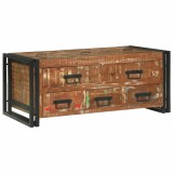 vidaXL Masă de cafea Maro 90 x 50 x 38 cm Lemn masiv reciclat