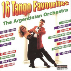 CD The Argentinian Orchestra ‎– 16 Tango Favorites, original