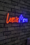 Decoratiune luminoasa LED, Less is More, Benzi flexibile de neon, DC 12 V, Rosu albastru