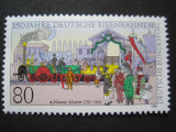 GERMANIA 1985 JOHANNES SCHARRER , PERSONALITATI , TREN TIMBRU NESTAMPILATE, Nestampilat