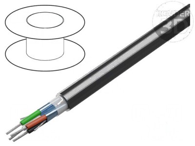 Cablu ecranat 2x2x20AWG cu folie Al-PET PVC foto