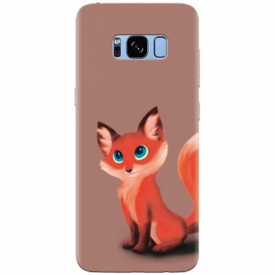 Husa silicon pentru Samsung S8, Fox Cartoon Animal And foto