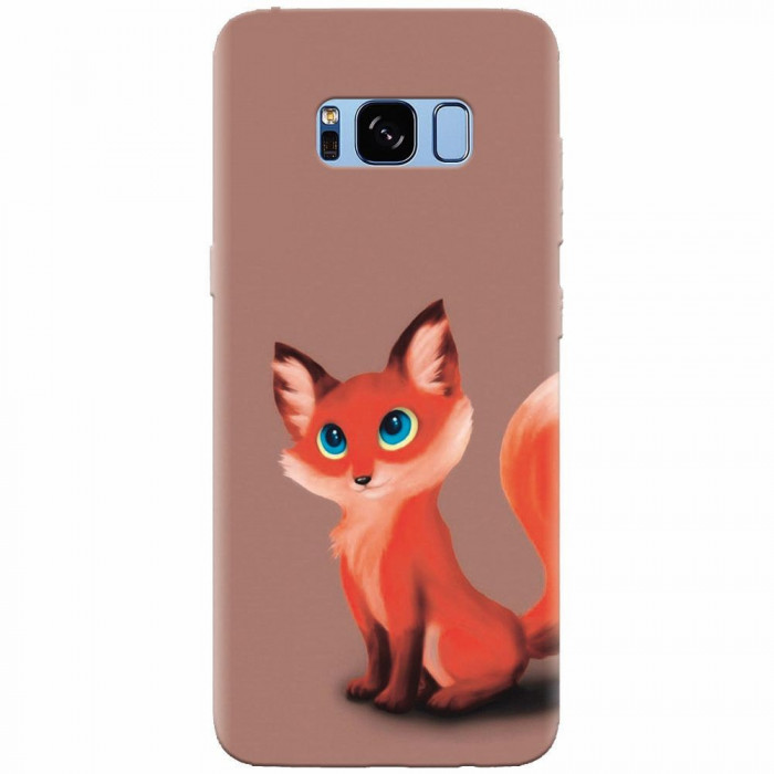 Husa silicon pentru Samsung S8, Fox Cartoon Animal And