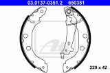 Set saboti frana RENAULT KANGOO Express (FC0/1) (1997 - 2007) ATE 03.0137-0351.2