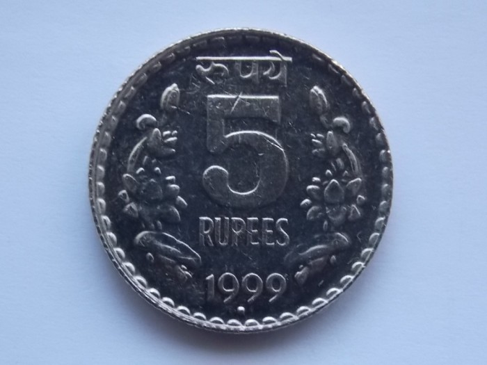 5 RUPEES 1999 INDIA