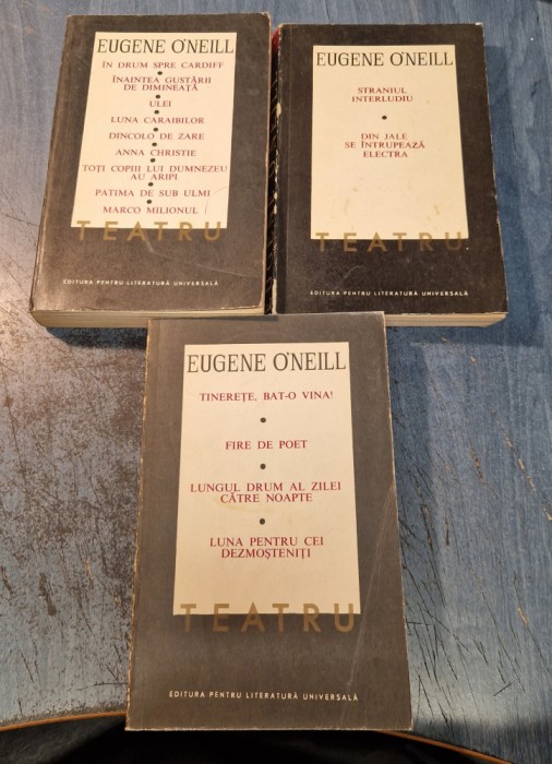 Teatru 3 volume Eugene Oneill