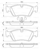 BOSCH 0 986 494 096 set placute frana,frana disc