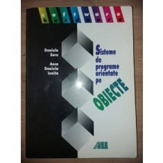 Sisteme de programe orientate pe obiecte- Daniela Saru, Anca Daniela Ionita