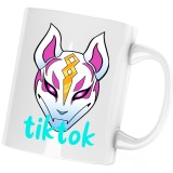 Cana alba personalizata &quot;Drift Mask Fortnite Tiktok&quot;, INOVATIX&reg;. 330ml