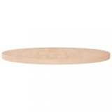 Blat masa rotund stejar masiv 90cm x 4cm vidaXL netratat - blat mobilier, masa cafea, noptiera, raft