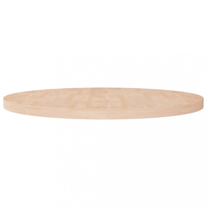 vidaXL Blat de masă rotund, &Oslash;90x4 cm, lemn masiv stejar netratat