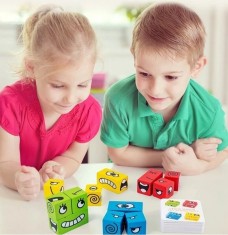 Puzzle emoji pentru dezvoltarea abilita?ilor, joc de logica foto