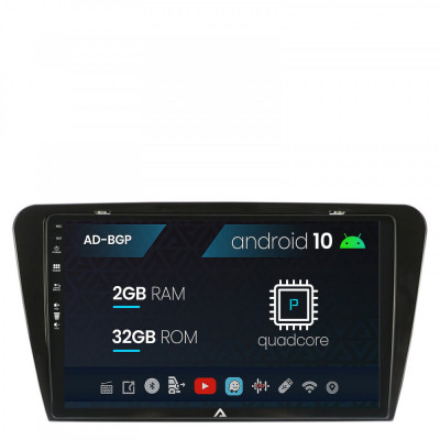 Navigatie Skoda Octavia 3 (2013-2018), Android 10, P-Quadcore 2GB RAM + 32GB ROM, 10.1 Inch - AD-BGP10002+AD-BGRKIT026 foto