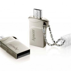 Memorie flash OTG/ USB 2.0 8GB Apacer argintiu