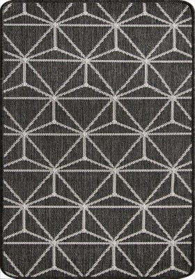 Covor Antiderapant, Flex 19647-80 Negru/Gri, Diverse Dimensiuni, 1500 gr/mp - 75x200 foto