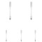 Set de 5 buc mini lampi usb led BGTB, albe