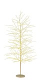 Copac decorativ metal auriu 1500 microleduri &Oslash;81&times;180h