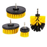 Set 4 perii de curatat cu adaptor pentru bormasina, Detoolz, DZ-SE234