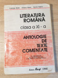 Literatura Romana,Antologie de Texte Comentate,editura Recif, 1995