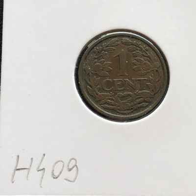 h409 Olanda 1 cent 1930 foto