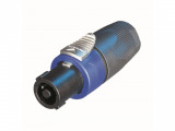 Conector SPEAKON tata pentru cablu difuzor 4 pini 7-14.5mm mama Neutrik NL4FX