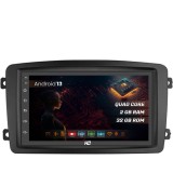 Navigatie Mercedes Benz C-Class W203 Vito Viano CLK Android 13 P-Quadcore 2GB RAM + 32GB ROM 7 Inch