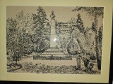 Drobeta Turnu Severin - Statuia lui Decebal (gravura)