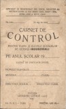 NI681 Carnet de control pentru elevii și elevele școalelor de ucenici industriali, 1930, ucenic t&acirc;mplar